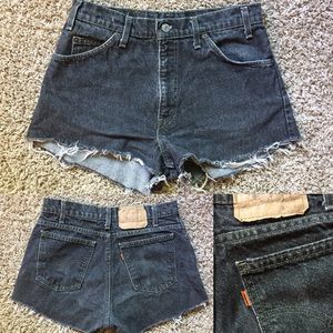 80s ORANGE TAB Levi Shorts